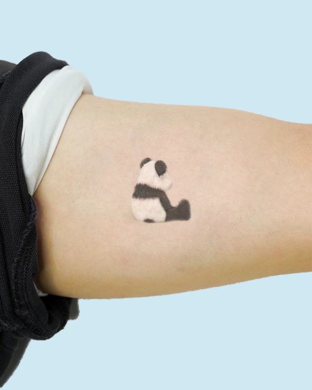Tiny Panda Tattoo by Misa, Hong Kong female tattoo artist